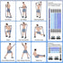 Hommie Portable Pilates Bar Kit with Resistance Bands for Men and Women, Upgraded 3 Section Bar for Home Gym