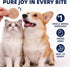 96% 8.1 oz Freeze Dried Beef Patties for Dogs & Cats, High Protein Dog Training Treats, Snacks & Food Toppers Real Beef