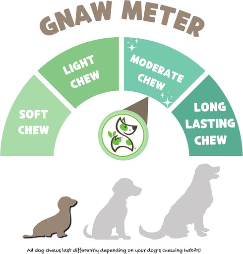 Nature Gnaws Thin Bully Sticks for Dogs 5-6" (8oz) - Mixed Thickness, Long Lasting for Small Dogs and Puppies