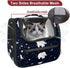 Backpack Backpack White Baby Elephants Cat Carrier, Breathable Cat Carrier Large Space Bubble Pet for Kitty Small Dog
