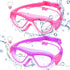 Vvinca Kids Swim Goggles for Ages 3-12 - 2024 Upgraded Design with Ear & Nose Plug, Anti-Fog No Leak Water Pool Goggle