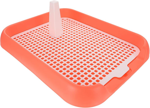 ULTECHNOVO Mesh Dog Toilet Tray 17.7x14x2 Inches Lightweight Anti-Slip Easy Clean Removable