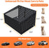 3-Sided Hammock 200 lbs URPOWER Hard Bottom Dog Car Seat for Large Medium Dogs, Dog Back Seat Extender with Hard