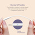 Cotton Swabs for Dogs and Cats, Extra Long Stick Ear Cleaning Kit for Pets, 100 Buds