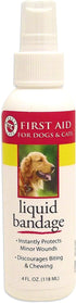 Miracle Care First Aid Liquid Bandage Spray for Dogs and Cats, 4 Ounce, Protects Minor Wounds