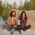 Backpacking 15.5''L 13.8''W 11.4''H SOUJOY Camping Side Table, Portable Folding Beach Table, Small Aluminum Picnic