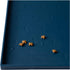 Leash Boss Dog Food Mat for Food and Water Bowls, Waterproof Silicone, Small: 18"x11", Navy
