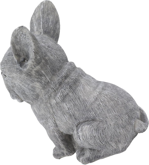 Dog Pet Marker Tribute Statue - Personalized Memorial Stone Decor for Outdoor Garden (Sitting Dog Figurine)