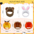 5 Pcs Cat Hat - Adorable Costume Bunny Hat with Ears for Cats and Small Dogs, Party Accessory Headwear