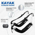 Yes4All Kayak Storage Rack - 400lbs Kayak Wall Mount Rack with 4 Adjustable Levels for Indoor & Outdoor Storage