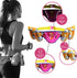 Hydration Running Belt with 4 BPA Free Water Bottles, Fits iPhone 8, X & Similar Phones, Reflective Gear