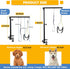Adjustable Dog Grooming Arms with Anti-Slip Metal Clamp, Portable Arm for Table with 1 Loop Noose for Dogs/Cats