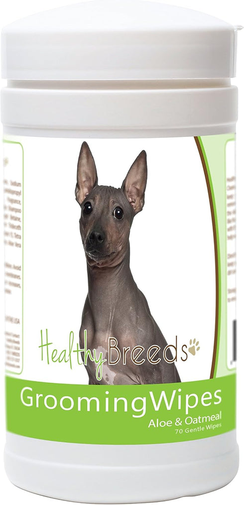 Healthy Breeds American Hairless Terrier Grooming Wipes - 70 Count