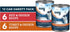 Pack 12.5 oz (Pack 12) Amazon Brand - Wag Pate Wet Dog Food Variety (Beef & Chicken / Turkey & Chicken), Made
