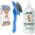 Pack 16 oz We Love Doodles Large Slicker Brush & Lavender Detangler Spray - for Long-Haired Dogs, Dog Leave