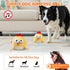 1.5H Interactive Dog Toy Ball, Upgrade Automatic Jump Plush Toy with Removable Zipper for Small Large Dogs