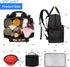 Modoker Dog Travel Bag - Airline Approved Backpack Organizer with 2 Food Storage Containers, 2 Collapsible Bowls, 1 Pet