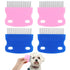 Ymapinc Flea Comb for Dogs Tear Stain Remover, 4 Pack Pet Combs, Grooming
