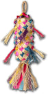 Planet Pleasures Spiked Pinata Small, 7" Natural Bird Toy
