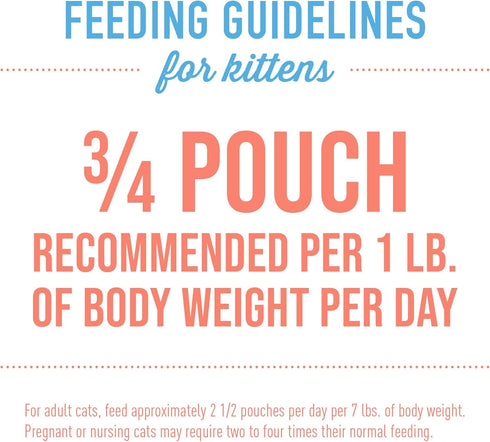 Tiki Cat Baby, Salmon & Chicken, Grain-Free Wet Cat Food for Kittens 4 Weeks+, 2.4 oz. Pouch (Pack of 12)