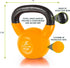 ProsourceFit Vinyl Coated Cast Iron Kettlebells for Full Body Fitness Workouts