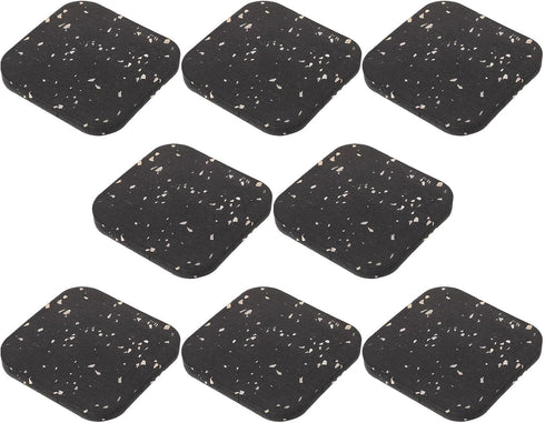8PCS Treadmill Mat Pads, Walking Pad Mat for Bike Hardwood Floors&Carpet, 3.94"X3.94"X0.4"