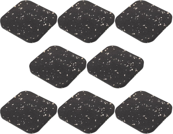 8PCS Treadmill Mat Pads, Walking Pad Mat for Bike Hardwood Floors&Carpet, 3.94"X3.94"X0.4"