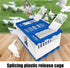 HERAON Foldable Bird Cage Carriers for Racing Pigeons Baby Parrots Outdoor Exercise