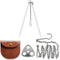 Stainless Steel Camping Gear Set, Campfire Cooking Accessories, Portable Round Cookware, Dutch Oven
