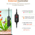 hygger Mini Fish Tank Submersible Heater, 20W for 1-5 Gallons Desktop Betta Aquarium with Digital Display Controller