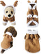Yoption Christmas Reindeer Dog Costume, Winter Funny Pet Hoodies for Small Dogs (XL)