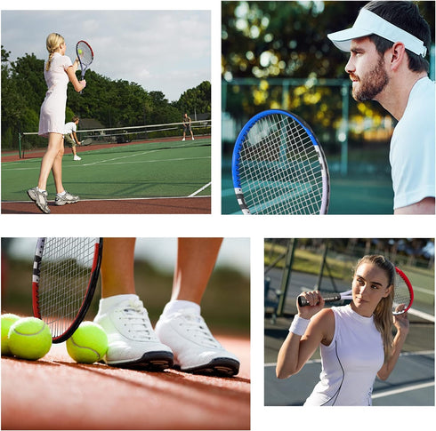 Pre-Strung Lightweight 27 Inch Tennis Racket, Recreational Adult Rackets for Men Women Students with Carry Bag