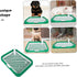 PENIKOKO Dog Toilet Indoor Potty Tray Multi-Functional Dog Pee Potty for Small Easy to Clean Design Reduces Floor