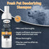 Jungle Pet Deodorizing Dog Shampoo for Smelly Dogs, Grooming & Cleansing Shampoo, Sweet Pea Vanilla Scent, 16 oz
