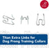 Coastal Pet Titan Extra Links for Dog Prong Training Collars - Links for Training Collar - Durable Metal Dog Collar Links - Rust-Resistant - Quality Dog Supplies - 3 mm (Set of 3)