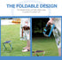 balacoo Portable Foldable Outdoor Camping Stool Mini Lightweight Comfortable Fishing and Beach Seat for Hiking, BBQ