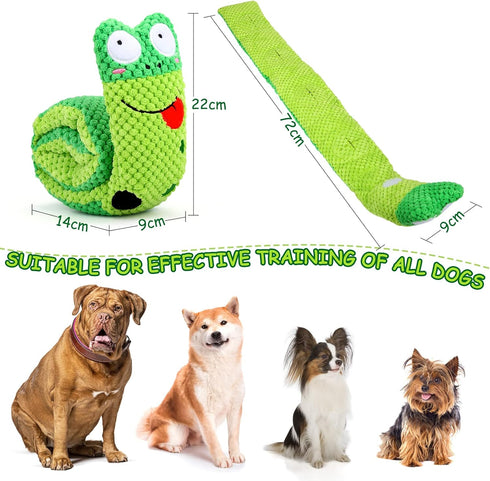 Squeak Dog Toys for Boredom, Dog Puzzle Toy IQ Training, Snuffle Toys for Small Medium Large Dogs