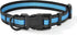Mile High Life Dog Collar, Nylon Reflective, Light Weight for Medium Dogs, Blue