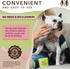 Natural Dog Company Wrinkle Wipes for Dogs, 50 Count, Hypoallergenic Cleaning & Deodorizing Wipes for Grooming