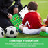 Pure Vie Magnetic Soccer Coaching Tactics Board, Portable Dry Erase Clipboard for Coaches with Markers and Eraser