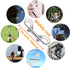 Dog Leash Double Ended Snap Hooks for Walking Running, Stainless Steel Clips for All Pet Leash, 4 Pack