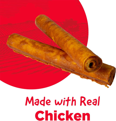Country 2 Count Kitchen Rawhide Free Chicken Dog Chews, for Large Dogs, Made with Real Chicken, No Wheat, Corn or Soy