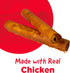 Country 2 Count Kitchen Rawhide Free Chicken Dog Chews, for Large Dogs, Made with Real Chicken, No Wheat, Corn or Soy