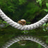 Tweruna 2 4 PCS Hermit Crab Climbing Toys, Hanging Hermit Crab Climbing Rope with Hooks, Reptile Tank Terrarium Toys