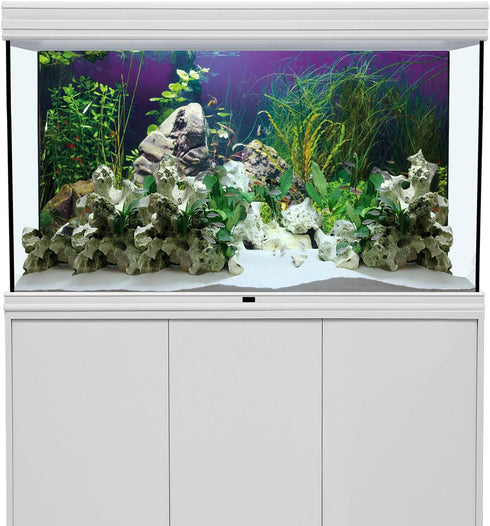 AWERT 24x16 inches Aquarium Background Seagrass Aquarium Background Stone River Bed & Lake Fish Tank Background Vinyl Background