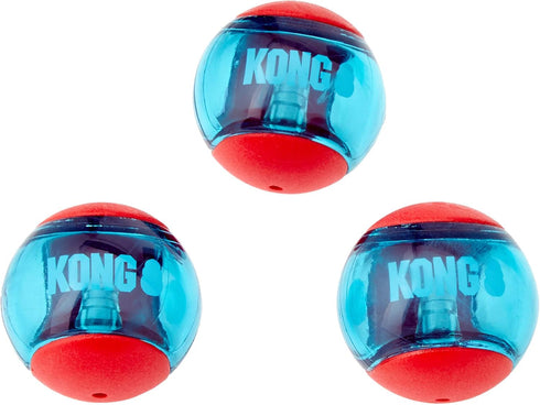 KONG Squeezz Action Toy for Small Dogs - Red