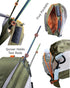 SUMATO Dual-Rod Quiver Tenkara Sling Pack - Lightweight Comfortable Quiver with 5-Pocket Storage