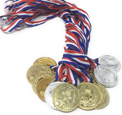 Torch Medals | Olympic Style Game Awards - Bulk 24 Pack
