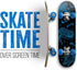 Rude Boyz 24 Inch Mini Cruiser Skateboard - Aluminium Trucks - Kids Skateboard Ages 5-8 for Beginners