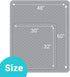 60" 48" Conkote Reusable Pee Pads for Dogs Extra Large x Puppy Playpen Mat, Washable Pee Pads Heavy Absorbency